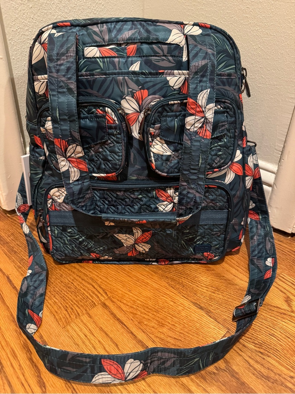 NWT Lug Puddle Jumper Tote - Lily Teal
